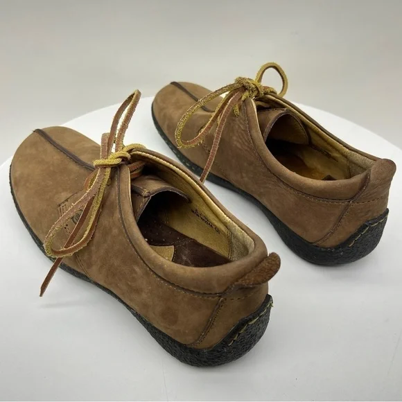 Born Oxford Sneaker Nubuck Brown Leather Gorp Western Southwestern Hippie Boho 8 - Picture 10 of 15